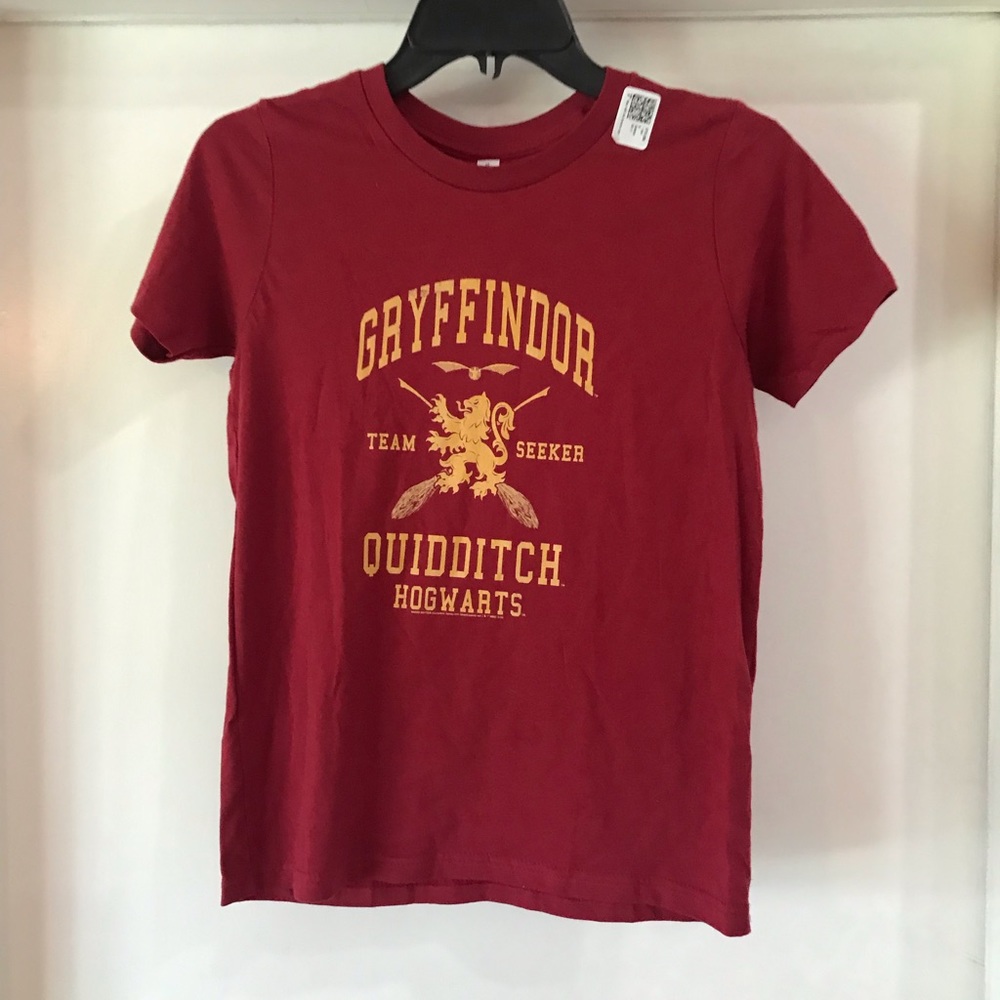 Bella Canvas Harry Potter graphic Quidditch Hogwarts t-shirt youth L 14/16 New